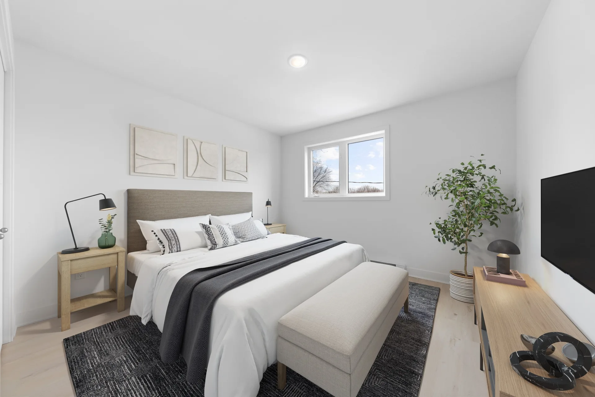 Une chambre et sa fenêtre